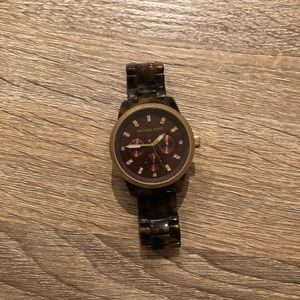 Michael Kors tortoise watch